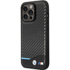 Etui BMW Leather Carbon BMHCP13L22NBCK na iPhone 13 Pro / na iPhone 13 - czarne