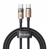 MCDODO KABEL USB-C SZYBKIE ŁADOWANIE USB TYP C 5A 100W 1M LED ZŁOTY