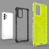 Honeycomb etui pancerny pokrowiec z żelową ramką Samsung Galaxy A03s niebieski
