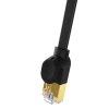 Baseus szybki kabel sieciowy RJ45 cat. 7 10Gbps 2m płaski czarny