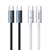 MCDODO KABEL USB-C USB-C SZYBKIE ŁADOWANIE USB TYP C 240W 1M LED CZARNY
