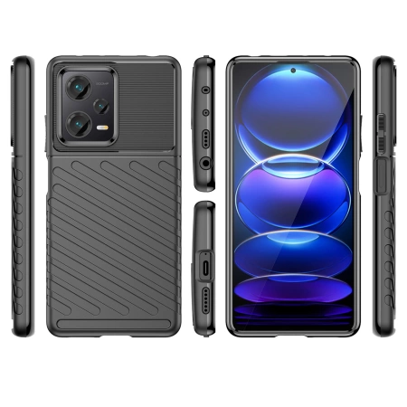 THUNDER CASE ETUI SILIKONOWE DO XIAOMI REDMI NOTE 12 PRO+ PANCERNE OCHRONNE