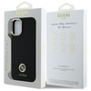 GUESS POKROWIEC HARDCASE DO IPHONE 16 6.1 Z LOGO I STRASS SILIKONOWY