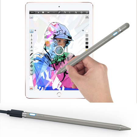 TECH-PROTECT RYSIK PENS DO TABLETÓW I SMARTFONÓW Z WYSOKĄ PRECYZJĄ TITANIUM