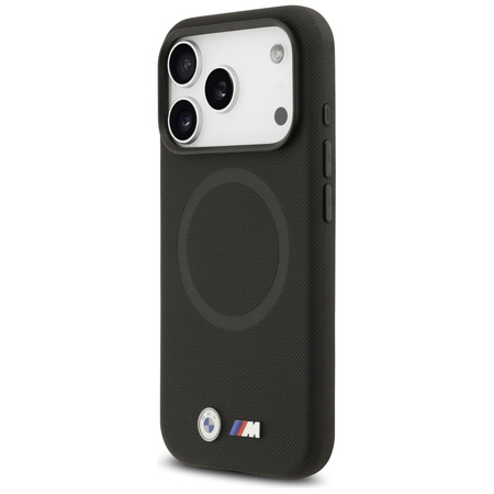 Etui BMW M FW Metal Logo MagSafe do      iPhone 17 Pro Max czarny