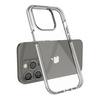 Spring Case etui iPhone 14 Pro silikonowy pokrowiec z ramką czarne