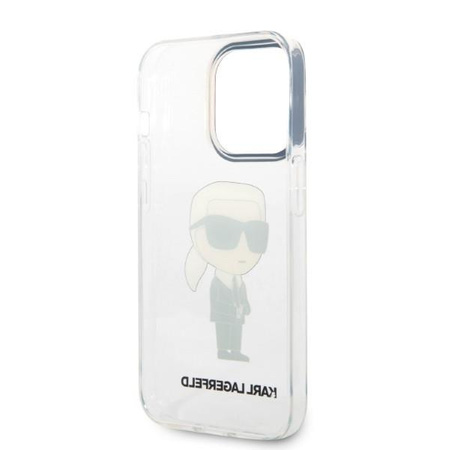 Karl Lagerfeld KLHCP14LHNIKTCT iPhone 14 Pro 6,1" transparent hardcase Ikonik Karl Lagerfeld