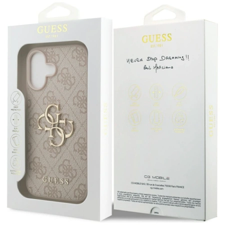 GUESS ETUI 4G BIG LOGO DO IPHONE 17 PRO STYLOWY POKROWIEC Z LOGO