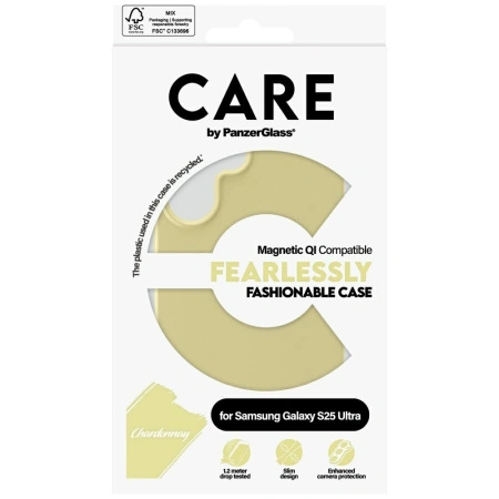 PANZERGLASS CASE POKROWIEC DO SAMSUNG GALAXY S25 ULTRA OCHRONA QI Z FUNKCJĄ