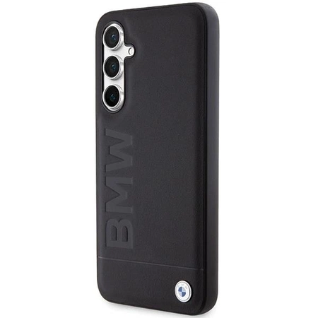 Etui BMW Leather Hot Stamp na Samsung Galaxy S23 FE - czarne