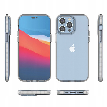 HURTEL ETUI POKROWIEC SILIKONOWY DO IPHONE 14 PRO MAX Z RAMKĄ ANTYPOWDERZA