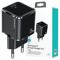 USAMS ŁADOWARKA SIECIOWA 1xUSB-C 25W DO APPLE IPHONE 12 13 14 FAST CHARGING