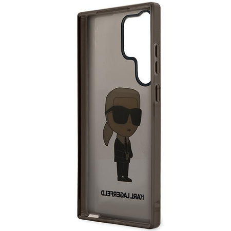 Etui Karl Lagerfeld KLHCS23LHNIKTCK S23 Ultra S918 - czarne Ikonik Etui Karl Lagerfeld