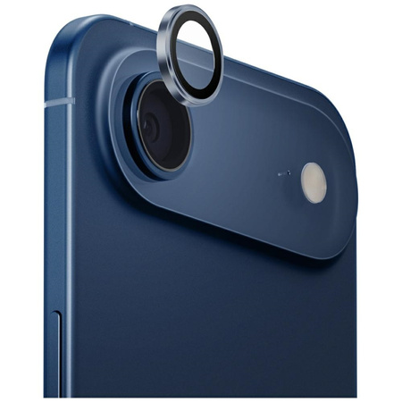 Szkło na obiektyw aparatu UNIQ Optix     Aluminium Camera Lens Protector do iPhone Air z aplikatorem niebieski