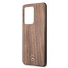 Mercedes MEHCS69VWOLB S20 Ultra G988 hard case brązowy/brown Wood Line Walnut