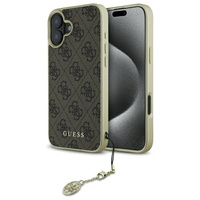 GUESS ETUI HARDCASE DO IPHONE 16 PLUS 6.7 CHARMS COLLECTION Z WZOREM LOGO