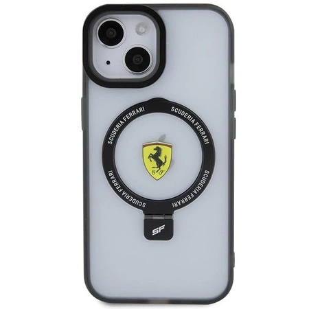 Etui Ferrari Ring Stand 2023 Collection MagSafe do iPhone 15 - przezroczyste