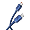 BASEUS KABEL USB-C 100W 1.2M DO TELEFONÓW I LAPTOPÓW SZYBKIE ŁADOWANIE 1.2M