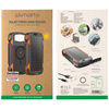 4smarts Powerbank Solarny TitanPack      Rugged UltiMag 20000mAh black/czarny 496560