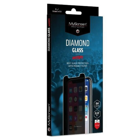 MYSCREEN PROTECTOR SZKŁO HARTOWANE ANTI SPY DIAMOND GLASS DO SAMSUNG GALAXY
