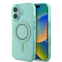 GUESS ETUI DO IPHONE 16 PLUS DO MAGSAFE HARDCASE Z KAMIENIAMI RHINESTONES