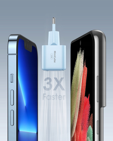 INNOSTYLE SZYBKA ŁADOWARKA KOSTKA USB-C 33W USB TYP C GAN II DO SAMSUNG LED