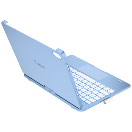 Etui Typecase Flexbook Touch             z klawiaturą do iPad 11" (A16) 2025 / iPad 10.9" 2022 jasno niebieski
