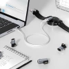WOZINSKY PRZEJŚCIÓWKA USB-C DO SMARTWATCH GARMIN SZARY, WYSOKA