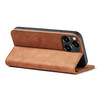 Magnet Fancy Case etui do iPhone 13 Pro Max pokrowiec portfel na karty kartę podstawka brązowy
