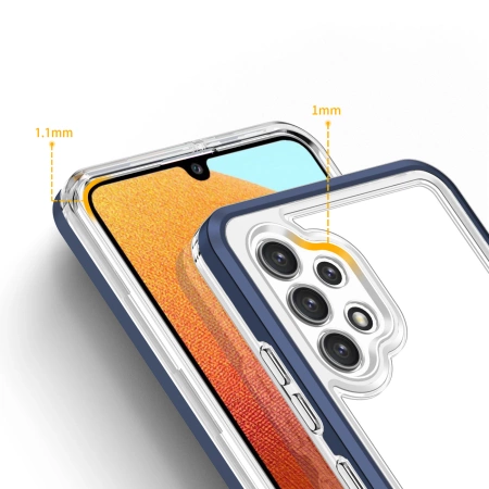 HURTEL ETUI POKROWIEC CASE ŻELOWY DO SAMSUNG GALAXY A32 5G CLEAR 3IN1