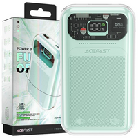Acefast powerbank 20000mAh Sparkling Series szybkie ładowanie 30W zielony (M2)