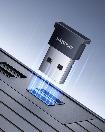 INNOSTYLE ADAPTER BLUETOOTH 5.0 USB ODBIORNIK NADAJNIK DO KOMPUTERA LAPTOPA