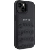 Etui AMG Leather Debossed Lines do iPhone 15 Plus - czarne