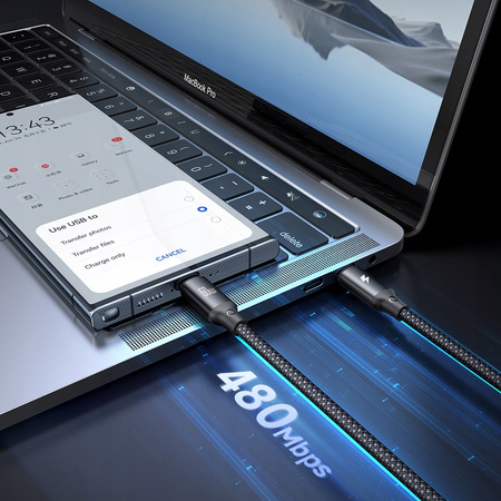 MCDODO INDUCTIVE CHARGER FOR SAMSUNG GALAXY WATCH 2IN1 USB-C LAPTOP CABLE