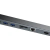 BASEUS HUB USB-C ADAPTER DO LAPTOP TELEFON HDMI USB 3.0 RJ45 SD MICROSD