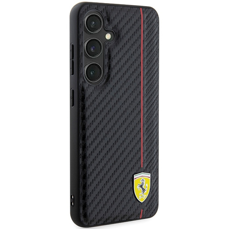 FERRARI ETUI CASE HARDCASE DO SAMSUNG GALAXY S24+ S926 CARBON PRINTED LINE