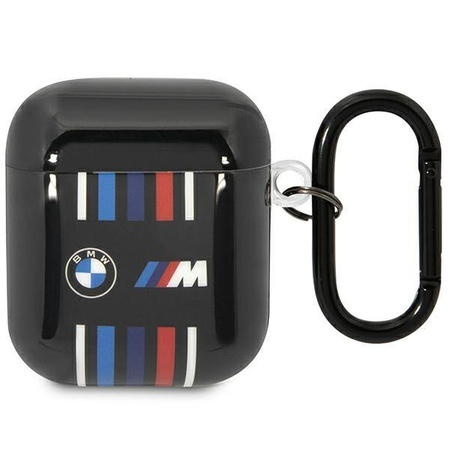 Etui BMW BMA222SWTK na AirPods 1/2 - czarne Multiple Colored Lines
