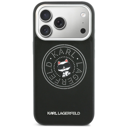 Etui Karl Lagerfeld Point & Choupette    Sketch MagSafe do iPhone 17 Pro Max czarny