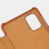 Nillkin Qin Case etui do Xiaomi Redmi Note 11 Pro+ (China) / Redmi Note 11 Pro (China) / Mi11i HyperCharge osłona na aparat kabura pokrowiec obudowa z klapką brązowy