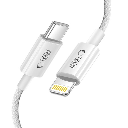 TECH-PROTECT KABEL DO LIGHTNING DO TELEFONÓW APPLE 200CM 27W SZYBKIE
