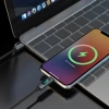 DUDAO KABEL USB-C DO USB-C 100W Z WYŚWIETLACZEM LED 1M DO TELEFONÓW