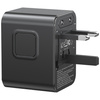 USAMS ŁADOWARKA SIECIOWA TRAVEL ADAPTER 17W DO US/AU/EU/UK Z USB-C USB-A