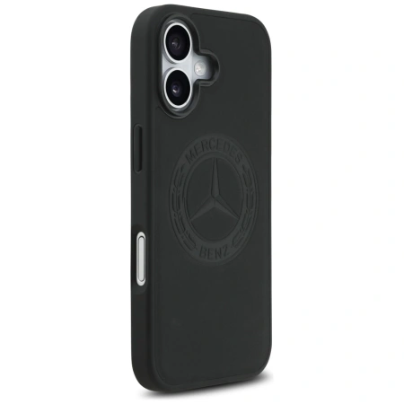 MERCEDES ETUI LEATHER VINTAGE LOGO MAGSAFE DO IPHONE 17 LUKSUSOWY