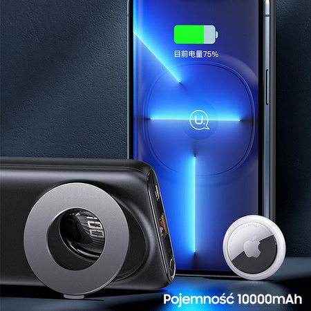 USAMS POWERBANK 10000MAH QC3.0 PD MAGNETYCZNE WIRELESS DO TELEFONÓW ANDROID