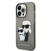 Karl Lagerfeld KLHCP14LHNKCTGK iPhone 14 Pro 6,1" czarny/black hardcase Gliter Karl&Choupette