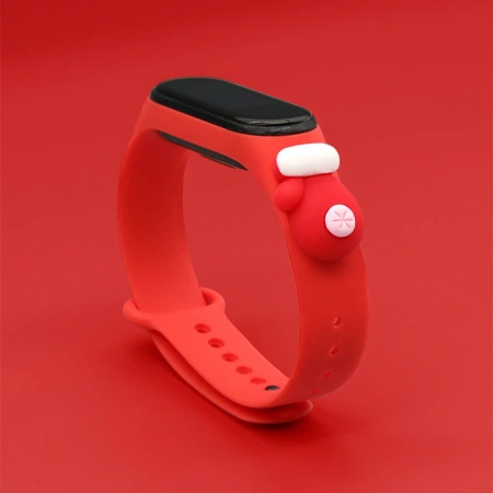 HURTEL STRAP XMAS OPASKA DO XIAOMI MI BAND 4 3 PASEK RĘKAWICZKA ŚWIĄTECZNY