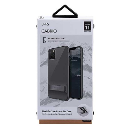 Etui Uniq Cabrio na iPhone 11 Pro - szare