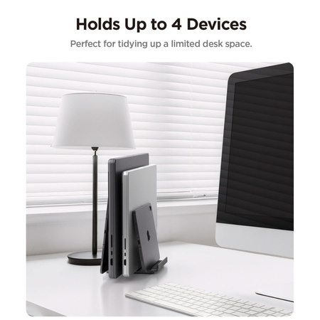 SPIGEN LD208S4 VERTICAL LAPTOP STAND SPACE GREY