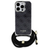 GUESS ETUI HARDCASE CROSSBODY CORD DO IPHONE 16 PRO 6.3 Z DESIGNEM 4G PRINT