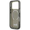 Etui Guess IML Script Metal MagSafe do   iPhone 17 Pro Max czarny